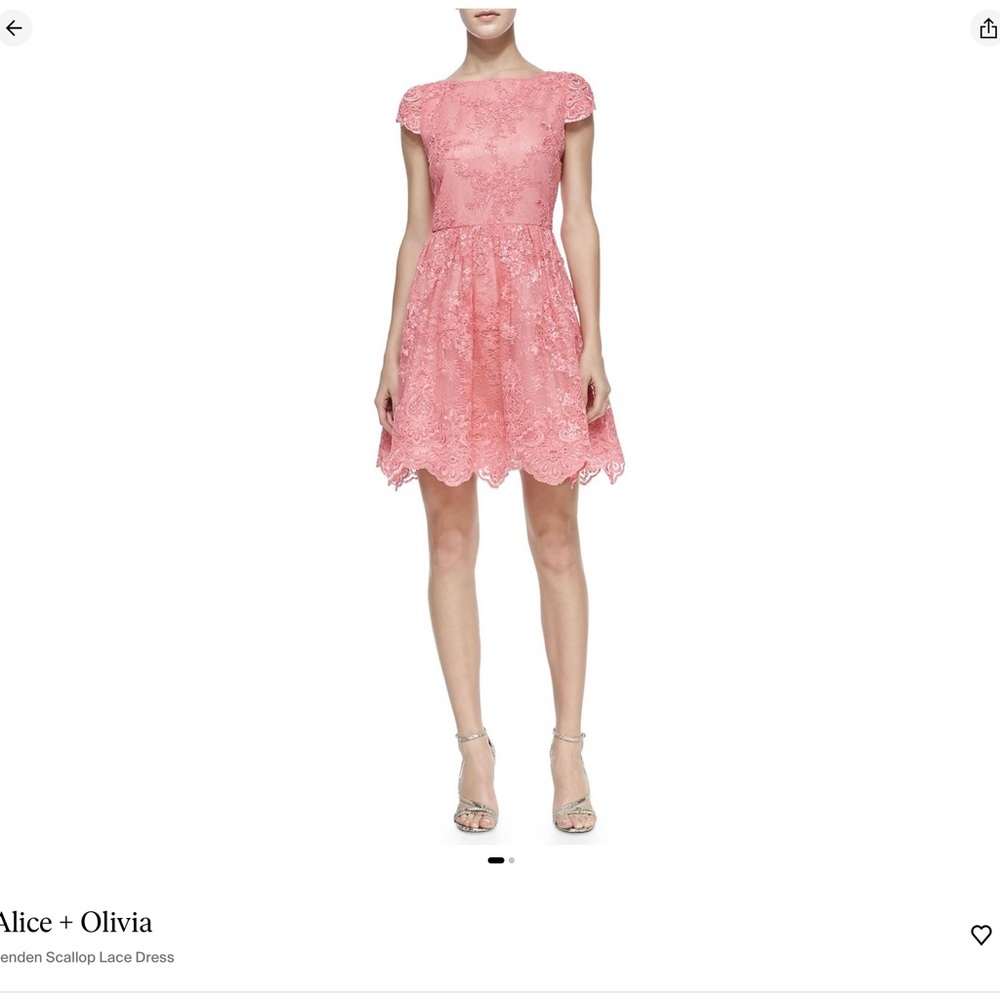 Alice+Olivia Zenden Lace Dress. Size 8